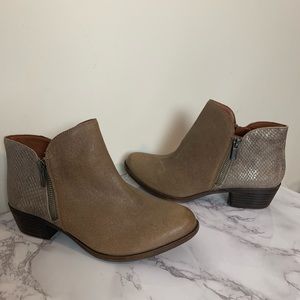 Lucky Brand Basel Leather Booties